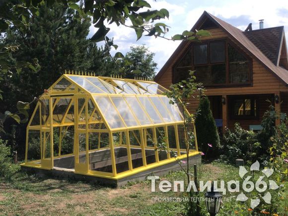 Теплица Рада Исеть под стекло, ширина 3 метра (Калькулятор)